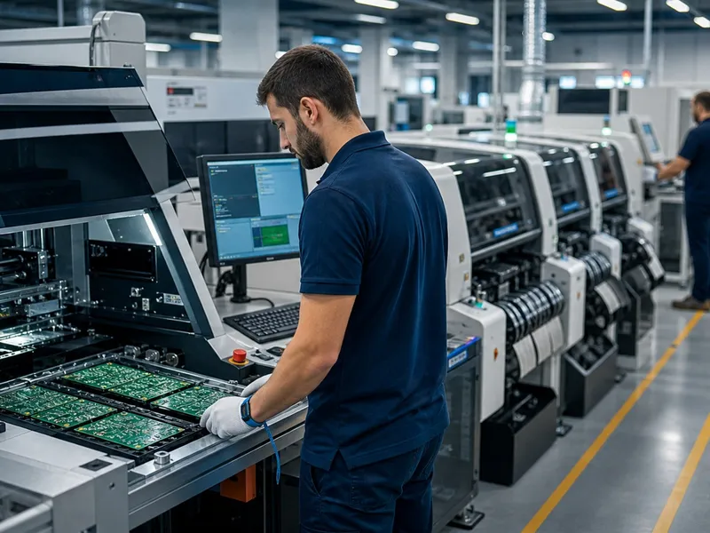 SMT elektronik üretim hattı