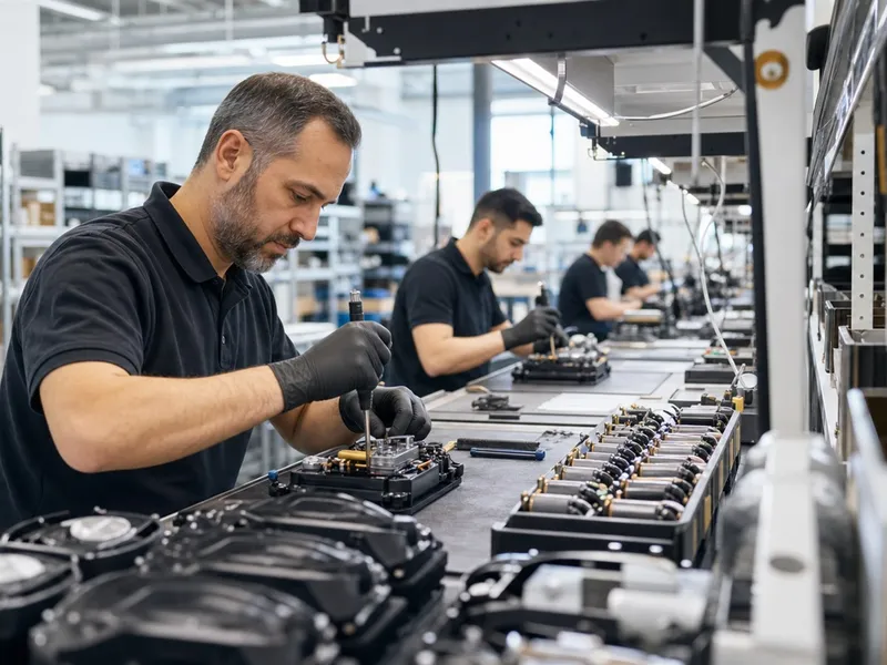 Elektronik final montaj hattı